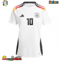 Camisa de Futebol Alemanha Jamal Musiala #10 Equipamento Principal Europeu 2024 Manga Curta